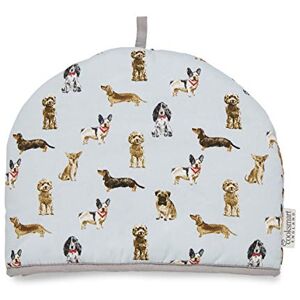 Cooksmart British Designed Tea Cosy Teapot Warmer Suitable For Small, Medium or Large Teapots Designed by British Designers in the UK Curious Dogs Cooksmart British Designed Tea Cosy Teapot Warmer Suitable For Small, Medium or Large Teapots Designed by British Designers in the UK Curious Dogs