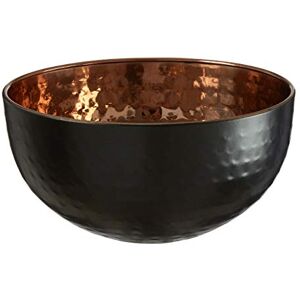 Premier Housewares Mixology Hammered Bowl Ornament, Stainless Steel, Copper/Black Small Premier Housewares Mixology Hammered Bowl Ornament, Stainless Steel, Copper/Black Small
