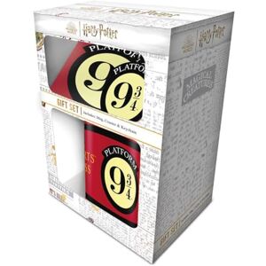 Pyramid Harry Potter 'Platform 9 3/4' Gift Set Includes 11oz/312ml Mug, Coaster & Keychain Great for Collectors One Size Pyramid Harry Potter 'Platform 9 3/4' Gift Set Includes 11oz/312ml Mug, Coaster & Keychain Great for Collectors One Size