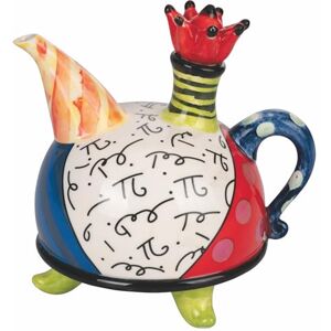 Tivoli Porcelain Teapot 950ml Neo-Pop Style Madness Tivoli Porcelain Teapot 950ml Neo-Pop Style Madness