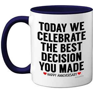 Stuff4 Anniversary Mug for Him Her, Funny Coffee Mug for Men Women, Gifts Girlfriend, Presents Boyfriend, Perfect Anniversary Christmas Valentines Birthday, 11oz Ceramic Navy Blue Stuff4 Anniversary Mug for Him Her, Funny Coffee Mug for Men Women, Gifts Girlfriend, Presents Boyfriend, Perfect Anniversary Christmas Valentines Birthday, 11oz Ceramic Navy Blue