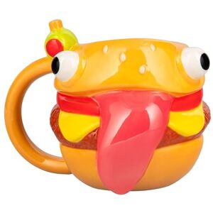 Paladone Fortnite Durrr Burger Shaped Mug 450ml, Officially Licensed Novelty Gaming Ceramic Coffee Cup for Tea, Hot Chocolate and More, Gift for Boys Paladone Fortnite Durrr Burger Shaped Mug 450ml, Officially Licensed Novelty Gaming Ceramic Coffee Cup for Tea, Hot Chocolate and More, Gift for Boys