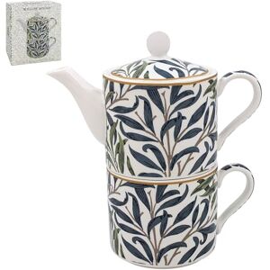 The Leonardo Collection Lesser & Pavey Willow Bough Ceramic One Cup TeaPot Gift Set Gift Set Includes Cup & Teapot for 1 Tea Pot Gift for Mums Birthday or Mother's Day William Morris The Leonardo Collection Lesser & Pavey Willow Bough Ceramic One Cup TeaPot Gift Set Gift Set Includes Cup & Teapot for 1 Tea Pot Gift for Mums Birthday or Mother's Day William Morris