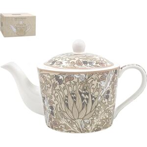 The Leonardo Collection William Morris Christmas Artichoke Teapot – Festive Ceramic Tea Pot with Elegant Seasonal Design, Decorative Holiday Tableware and Thoughtful Gift for Tea Lovers and Collectors The Leonardo Collection William Morris Christmas Artichoke Teapot – Festive Ceramic Tea Pot with Elegant Seasonal Design, Decorative Holiday Tableware and Thoughtful Gift for Tea Lovers and Collectors