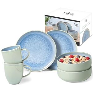 Villeroy & Boch Crafted Blueberry Breakfast Set 6 Pieces Premium Porcelain Turquoise Villeroy & Boch Crafted Blueberry Breakfast Set 6 Pieces Premium Porcelain Turquoise