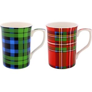 The Leonardo Collection Lesser & Pavey Tartan Mugs Set of 2 Ceramic Coffee Mugs Set for Home or Work Premium Design Mugs Set for All Occasions Lovely Mugs for Tea, Coffee & Hot Drinks The Leonardo Collection Lesser & Pavey Tartan Mugs Set of 2 Ceramic Coffee Mugs Set for Home or Work Premium Design Mugs Set for All Occasions Lovely Mugs for Tea, Coffee & Hot Drinks