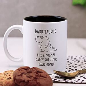 eBuyGB Daddysaurus Mug, Daddy Mug, Dinosaur Mug, Engraved White Black Reveal Coffee Mug, Father's Day Gift, Dad Birthday Gift, Funny Mug Present eBuyGB Daddysaurus Mug, Daddy Mug, Dinosaur Mug, Engraved White Black Reveal Coffee Mug, Father's Day Gift, Dad Birthday Gift, Funny Mug Present