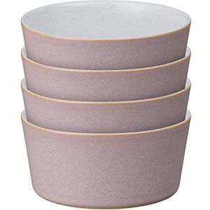 Denby Impression Pink Straight Rice Bowls Set of 4 Dishwasher Microwave Safe Modern Crockery Ceramic Stoneware Tableware Denby Impression Pink Straight Rice Bowls Set of 4 Dishwasher Microwave Safe Modern Crockery Ceramic Stoneware Tableware