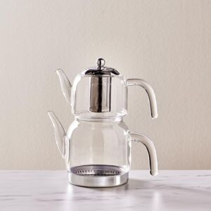 KARACA Panora Glass Maxi Teapot Set with Induction Base KARACA Panora Glass Maxi Teapot Set with Induction Base
