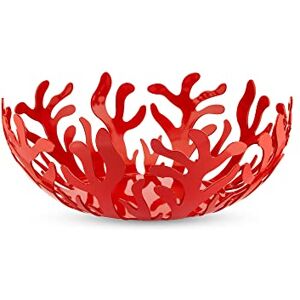 Alessi ESI01 / 29 Mediterraneo Fruit Holder in Stainless Steel Colored with Epoxy Resin, Red, 29 cm Alessi ESI01 / 29 Mediterraneo Fruit Holder in Stainless Steel Colored with Epoxy Resin, Red, 29 cm