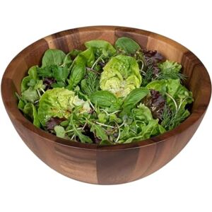 Tala Small Bowl in Lacquered Acacia, Elegant Serving Bowl for Snacks, Dips, Salads and Condiments, Natural Wood Finish, 15.5 x 5.5 cm Tala Small Bowl in Lacquered Acacia, Elegant Serving Bowl for Snacks, Dips, Salads and Condiments, Natural Wood Finish, 15.5 x 5.5 cm