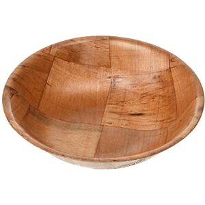 Genware NEV-GC110 Bowl, Woven Wood, 8" Diameter Genware NEV-GC110 Bowl, Woven Wood, 8" Diameter