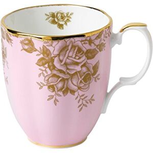 Royal Albert 100 Years 40017594 1960 Golden Rose Mug, 0.4ltr/14.1 floz Pink, Bone China Royal Albert 100 Years 40017594 1960 Golden Rose Mug, 0.4ltr/14.1 floz Pink, Bone China