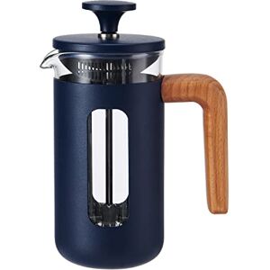 La Cafetière Pisa Cafetière, 3-Cup/35ml, Heat-Resistant Borosilicate Glass and Stainless Steel with Easy-Grip Plunger, Small French Press Coffee Maker for Loose Tea and Ground Coffee, Navy La Cafetière Pisa Cafetière, 3-Cup/35ml, Heat-Resistant Borosilicate Glass and Stainless Steel with Easy-Grip Plunger, Small French Press Coffee Maker for Loose Tea and Ground Coffee, Navy