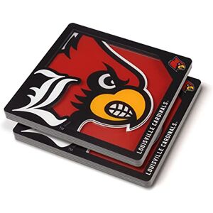 YouTheFan NCAA Louisville Cardinals Logo Series Coaster YouTheFan NCAA Louisville Cardinals Logo Series Coaster