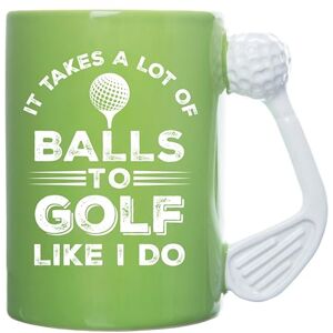 Boxer Gifts Funny Golf Gifts for Men Novelty Golf Mug It Takes Balls Golfing Secret Santa Gift Golf-Themed Presents & Prizes, Green Boxer Gifts Funny Golf Gifts for Men Novelty Golf Mug It Takes Balls Golfing Secret Santa Gift Golf-Themed Presents & Prizes, Green