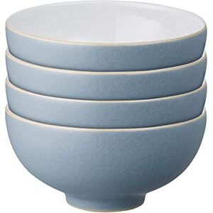 Denby Impression Blue Rice Bowls Set of 4 Dishwasher Microwave Safe Crockery Ceramic Stoneware Tableware Denby Impression Blue Rice Bowls Set of 4 Dishwasher Microwave Safe Crockery Ceramic Stoneware Tableware