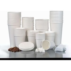 Nicoman Single Wall White Paper Cups for Hot & Cold Drinks Premium Disposable Coffee Tea Paper Cups, Perfect for Your Home, Café, Work, Parties or Outdoors 8oz (1000 Cups) Nicoman Single Wall White Paper Cups for Hot & Cold Drinks Premium Disposable Coffee Tea Paper Cups, Perfect for Your Home, Café, Work, Parties or Outdoors 8oz (1000 Cups)