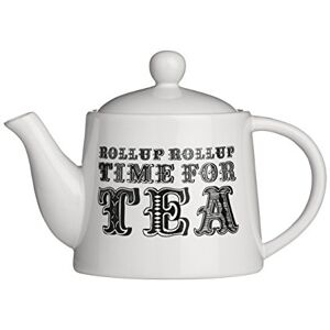 Premier Housewares Carnival Teapot, White Premier Housewares Carnival Teapot, White