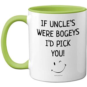 Stuff4 Uncle Mug Uncle Birthday, Fathers Day Mug Gifts, Present Gifts from Nephew Niece, Cute Funny Christmas 11oz Ceramic Dishwasher Safe Green Coffee Cup Made in UK Stuff4 Uncle Mug Uncle Birthday, Fathers Day Mug Gifts, Present Gifts from Nephew Niece, Cute Funny Christmas 11oz Ceramic Dishwasher Safe Green Coffee Cup Made in UK