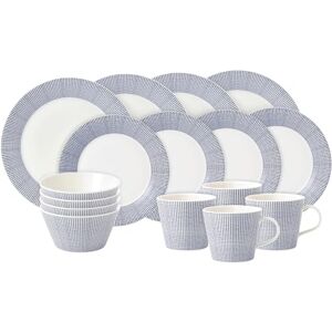Royal Doulton Pacific Dot Blue Dinnerware Set - Dinnerware Set Royal Doulton Pacific Dot Blue Dinnerware Set - Dinnerware Set
