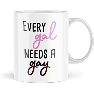 Tongue in Peach Funny Friend Mug Every Gal Needs A Gay Best Friends Mugs Novelty LGBTQ+ Besties Gift Gifts for Him Gifts for Her Fun Joke MBH1042 Tongue in Peach Funny Friend Mug Every Gal Needs A Gay Best Friends Mugs Novelty LGBTQ+ Besties Gift Gifts for Him Gifts for Her Fun Joke MBH1042