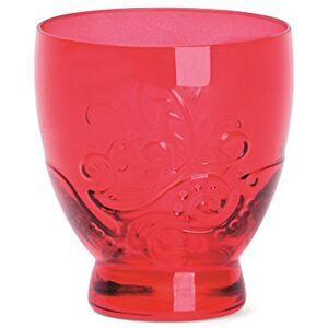 Excelsa Santa Cruz CL 30 Tumbler, Glass, Red, 8.5 x 8.5 x 9.5 cm Excelsa Santa Cruz CL 30 Tumbler, Glass, Red, 8.5 x 8.5 x 9.5 cm