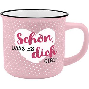 GRUSS & CO Gruss und Co 45773 Kaffeebecher mit Spruch Schön, New Bone China Porzellan, 35 cl Mug, Porcelain, Multicoloured GRUSS & CO Gruss und Co 45773 Kaffeebecher mit Spruch Schön, New Bone China Porzellan, 35 cl Mug, Porcelain, Multicoloured
