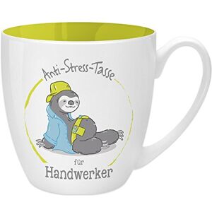 GRUSS & CO 45490 Anti Stress for Professional, 45 cl, Gift – Bone China Mug, Yellow, 9.5 cm GRUSS & CO 45490 Anti Stress for Professional, 45 cl, Gift – Bone China Mug, Yellow, 9.5 cm