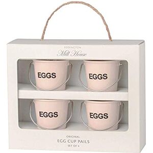 Eddingtons 83012 egg cup bucket Set of 4 cream colours Eddingtons 83012 egg cup bucket Set of 4 cream colours