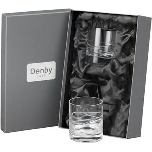 Denby Aurora Crystal Small Tumbler Glasses Set of 2-360ml Lead-Free, Hand Blown, Hand Cut Juice, Water Glass Dishwasher Safe Whisky, Rum On The Rocks, Short Cocktail Glasses with Gift Box Denby Aurora Crystal Small Tumbler Glasses Set of 2-360ml Lead-Free, Hand Blown, Hand Cut Juice, Water Glass Dishwasher Safe Whisky, Rum On The Rocks, Short Cocktail Glasses with Gift Box