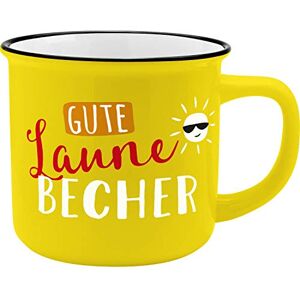 GRUSS & CO Sheepworld AG Mug Motif Gute Laune Coffee Mug Made of New Bone China Porcelain Enamel Look 35 cl Mug with Saying 45786 GRUSS & CO Sheepworld AG Mug Motif Gute Laune Coffee Mug Made of New Bone China Porcelain Enamel Look 35 cl Mug with Saying 45786