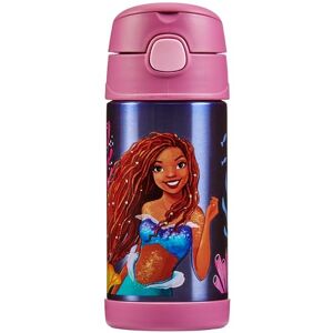 Thermos Kid Water Bottle, Disney Little Mermaid (355ml) BPA Free, Stainless Steel Flask, Spill Proof, Pop-Up Straw, Carry Handle, Dishwasher Safe,12-Hour Cold Drink, School, Clubs, Sports, Picnics Thermos Kid Water Bottle, Disney Little Mermaid (355ml) BPA Free, Stainless Steel Flask, Spill Proof, Pop-Up Straw, Carry Handle, Dishwasher Safe,12-Hour Cold Drink, School, Clubs, Sports, Picnics