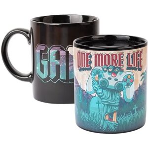 Grupo Erik Heat Changing Mug Gameration One More Life 12.3 oz 350 ml Coffee Mug Tea, Cool Mugs and Cups Gamer Gifts Under 15 Pounds, Gaming Gifts Grupo Erik Heat Changing Mug Gameration One More Life 12.3 oz 350 ml Coffee Mug Tea, Cool Mugs and Cups Gamer Gifts Under 15 Pounds, Gaming Gifts