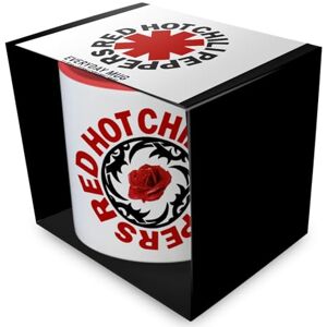 Pyramid Red Hot Chili Peppers (Logo Stamp) Red Coloured Inner Pod Mug – 11oz / 315ml Ceramic Coffee Cup – One Size Pyramid Red Hot Chili Peppers (Logo Stamp) Red Coloured Inner Pod Mug – 11oz / 315ml Ceramic Coffee Cup – One Size