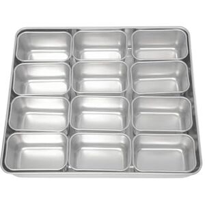 Clover Kitchenware Japanese Yakumi Pan Condiment Holder 6 Small Insert, 28x33x60 mm Clover Kitchenware Japanese Yakumi Pan Condiment Holder 6 Small Insert, 28x33x60 mm
