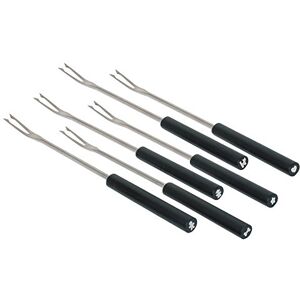 Alessi Mami Bourguignonne Forks, Set of 6 (SG57 B), Black Alessi Mami Bourguignonne Forks, Set of 6 (SG57 B), Black