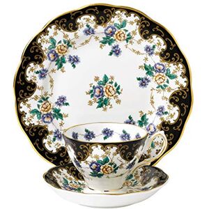 Royal Albert 105 100 Years 40017587 1910 Duchess Teacup, Saucer, 20cm Plate, 3 Pc Set, Bone China Royal Albert 105 100 Years 40017587 1910 Duchess Teacup, Saucer, 20cm Plate, 3 Pc Set, Bone China
