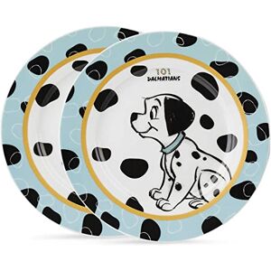 Egan 227005 Set of 2 Plates Porcelain Sky Blue 19 cm The Load of The 101 Disney Egan 227005 Set of 2 Plates Porcelain Sky Blue 19 cm The Load of The 101 Disney