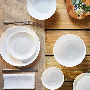 LUMINARC Diwali Dinnerware Set - 18 Piece White Elegant Classic LUMINARC Diwali Dinnerware Set - 18 Piece White Elegant Classic