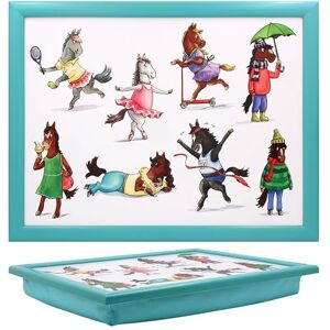 Lesser & Pavey The Leonardo Collection Finola Stack Horses Laptray With Bean Bag for Serving Dishes Lovely Lap Trays for Eating on Lap for Dinner or Breatfast Newly Designed Food Trays for Lap Lesser & Pavey The Leonardo Collection Finola Stack Horses Laptray With Bean Bag for Serving Dishes Lovely Lap Trays for Eating on Lap for Dinner or Breatfast Newly Designed Food Trays for Lap