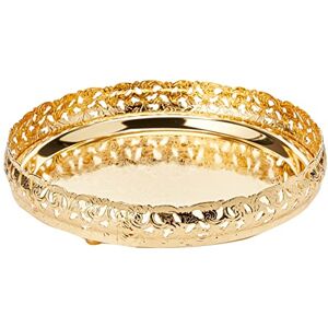 Royal Silver Gold Round Stylish 23cm Silver/Gold Plated Paandan Tray Home Kitchen Restaurant Dining Royal Silver Gold Round Stylish 23cm Silver/Gold Plated Paandan Tray Home Kitchen Restaurant Dining