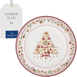 Villeroy & Boch Winter Bakery Delight Decorative Premium Porcelain Serving Plate, Red/Multi-Colour, 32 cm Villeroy & Boch Winter Bakery Delight Decorative Premium Porcelain Serving Plate, Red/Multi-Colour, 32 cm