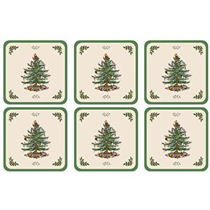Spode Christmas Tree Coasters - Coaster Set Spode Christmas Tree Coasters - Coaster Set