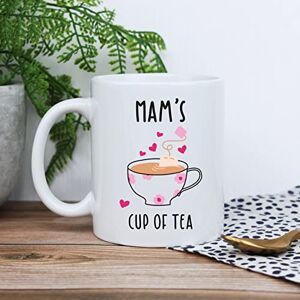 eBuyGB Mam's Cup of Tea Mug, 350ml Printed Coffee Mug, Mother's Day, Birthday Gifts for Mam eBuyGB Mam's Cup of Tea Mug, 350ml Printed Coffee Mug, Mother's Day, Birthday Gifts for Mam