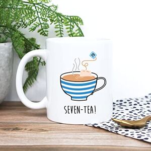 eBuyGB Printed Ceramic Coffee Mug -Seven-Tea Design 350ml Tea Cup, 70th Milestone Birthday Gifts for Men, Him Seventieth Gift for Friend, Grandad, Dad, Husband eBuyGB Printed Ceramic Coffee Mug -Seven-Tea Design 350ml Tea Cup, 70th Milestone Birthday Gifts for Men, Him Seventieth Gift for Friend, Grandad, Dad, Husband