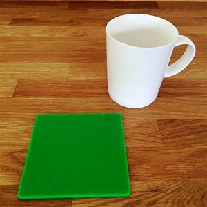 Super Cool Creations Coasters Square Bright Green 6 Set Super Cool Creations Coasters Square Bright Green 6 Set