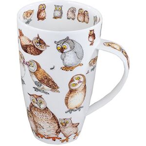 Dunoon Henley Fine China TWITTERS OWL Mug Cup 600ml 20.29 fl oz