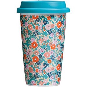 Premier Housewares Pretty Things Travel Mug, Multi-Colour Premier Housewares Pretty Things Travel Mug, Multi-Colour