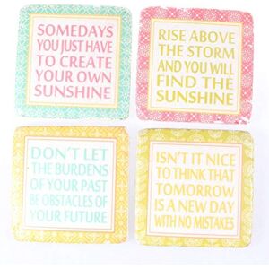 Lafinesse Em4625 Stone Coasters for hot or cold-Em4625, Stoneware Lafinesse Em4625 Stone Coasters for hot or cold-Em4625, Stoneware